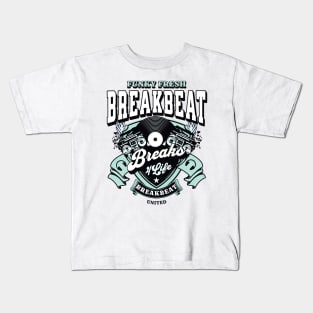 BREAKBEAT - Funky Fresh 4 life (slate/blue) Kids T-Shirt